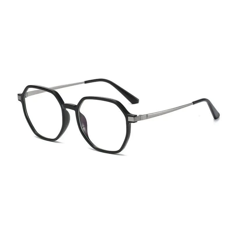 Handoer Women's Full Rim Polygon Tr 90 Alloy Eyeglasses 792330