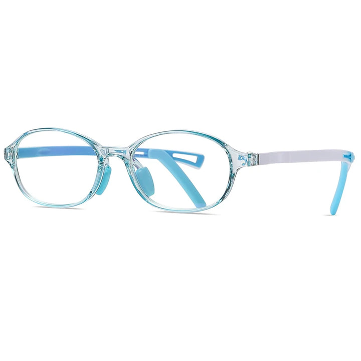 Reven Jate Unisex Youths's Full Rim Oval Tr 90 Eyeglasses 51104