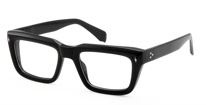 Esnbie Unisex Full Rim Square Acetate Eyeglasses 1-407-1