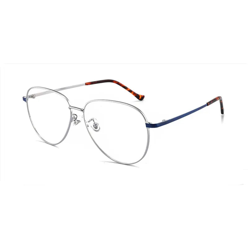 Kocolior Unisex Full Rim Oval Titanium Alloy Eyeglasses 0577 Full Rim Kocolior   