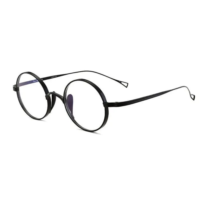 Aimee Unisex Full Rim Round Titanium Eyeglasses 111399 Full Rim Aimee   