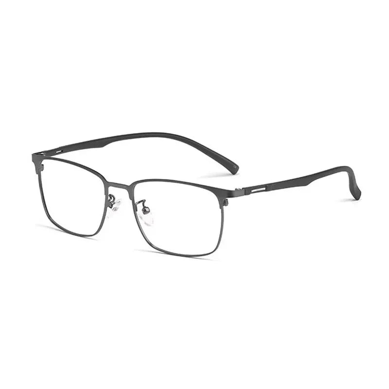 Handoer Unisex Full Rim Square Alloy Eyeglasses Spring Hinges 89027 Full Rim Handoer   