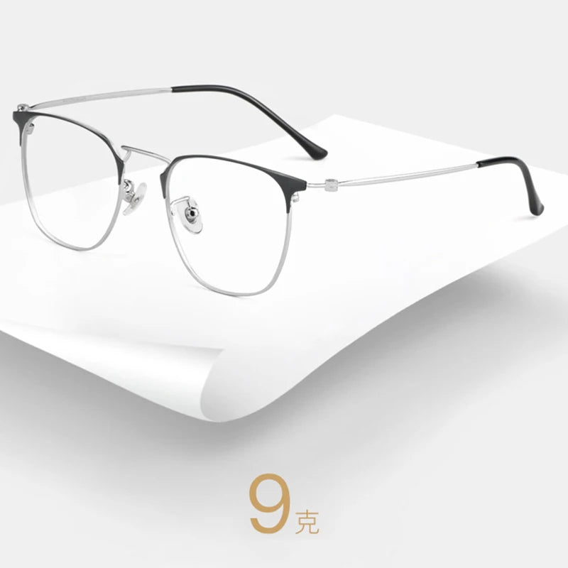 Hotony Unisex Full Rim Alloy Prescription Eyeglasses 88006 size chart