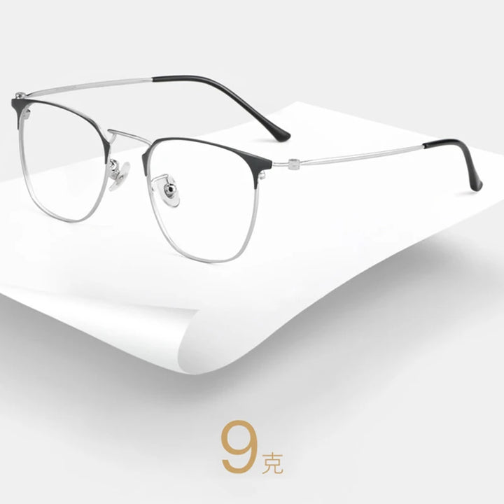 Hotony Unisex Full Rim Alloy Prescription Eyeglasses 88006 size chart