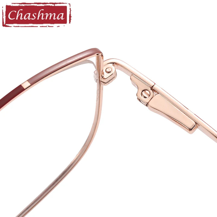 Chashma Women's Full Rim Square Cat Eye Alloy Eyeglasses 41121 Full Rim Chashma   