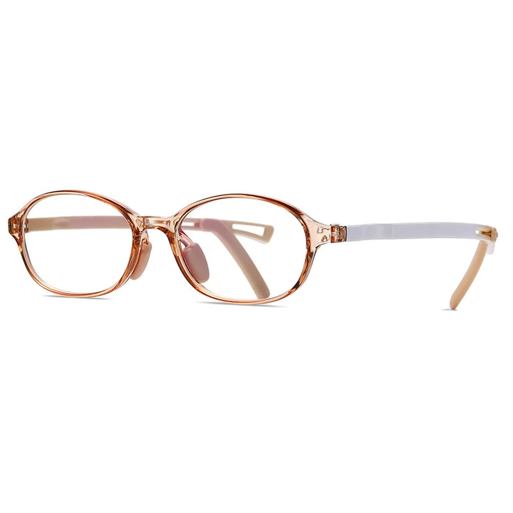 Reven Jate Unisex Youths's Full Rim Oval Tr 90 Eyeglasses 51104