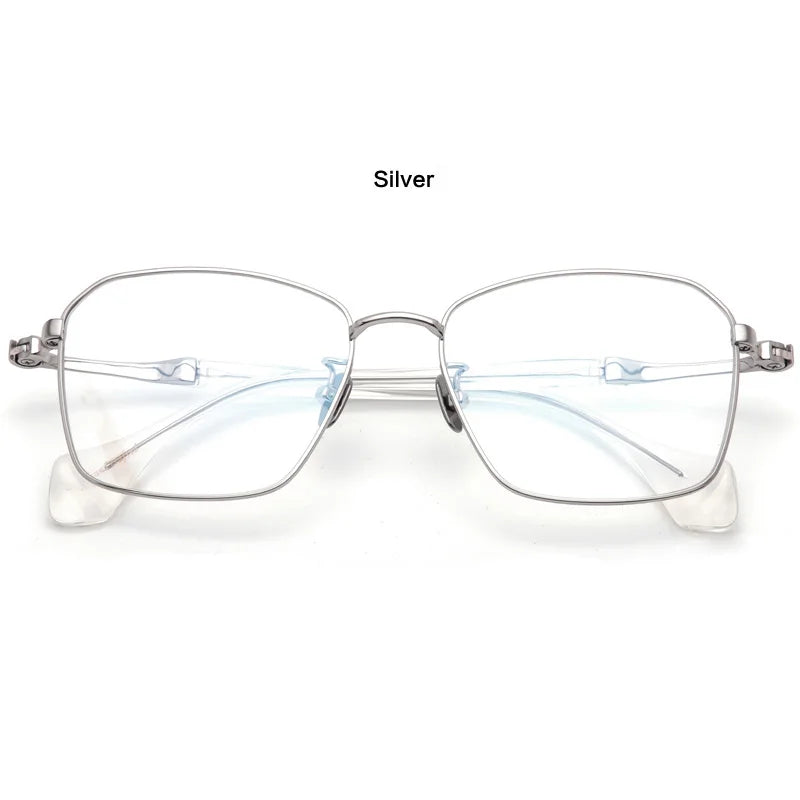 Muzz M1065 unisex square pure titanium prescription eyeglasses — view 6