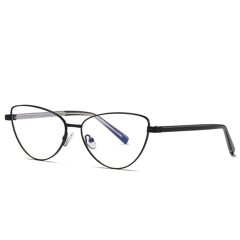 Oveliness Women's Full Rim Oval Cat Eye Alloy Eyeglasses 83006