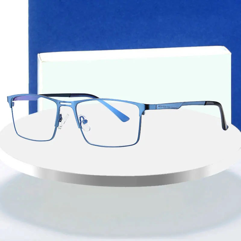 Hotochki Men's Full Rim Small Fit Square Alloy Eyeglasses 59099