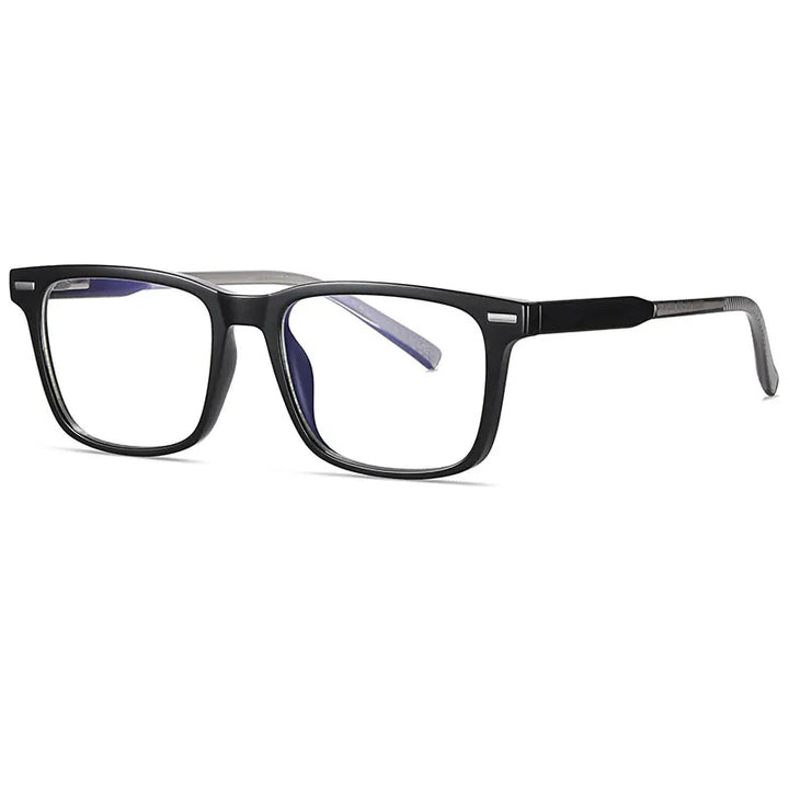 Hotochki Unisex Full Rim Square Tr 90 Alloy Eyeglasses 232377