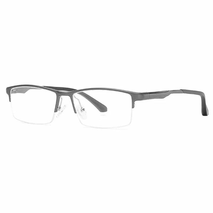 Hotochki Women's Semi Rim Square Aluminum Alloy Eyeglasses 62864