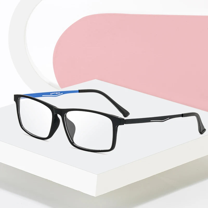 Hotony Unisex Full Rim Titanium Prescription Eyeglasses 9830 size chart