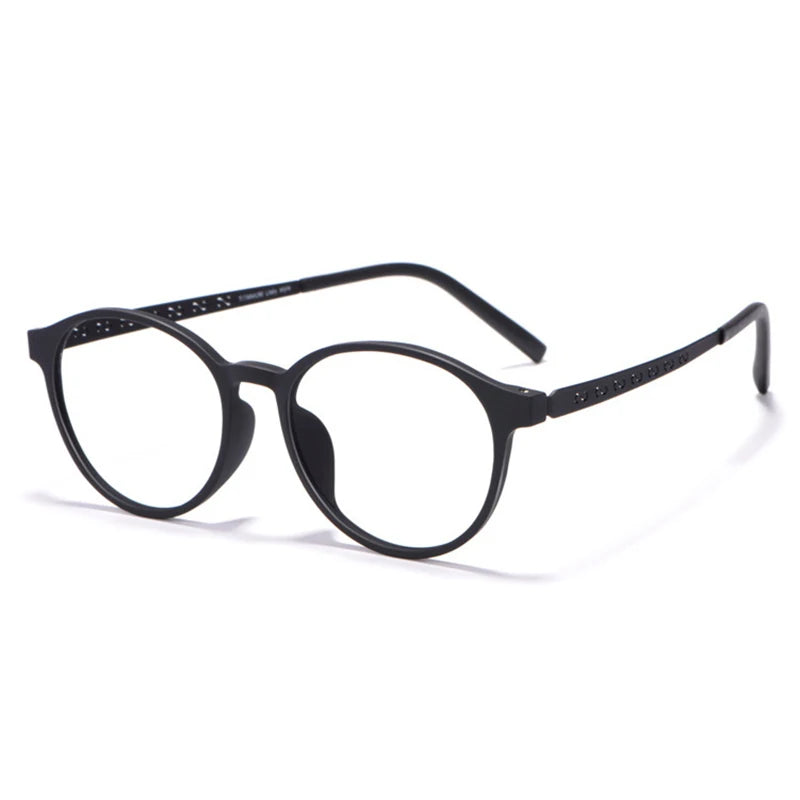 Hotony Unisex Full Rim Round Titanium Prescription Eyeglasses 8868 size chart