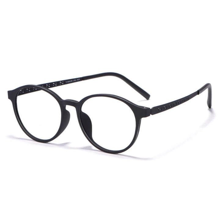 Hotony Unisex Full Rim Round Titanium Prescription Eyeglasses 8868 size chart