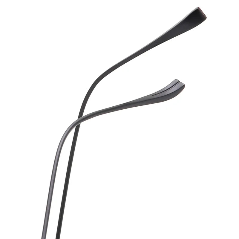 Muzz 05209 men's square IP titanium prescription eyeglasses — view 7