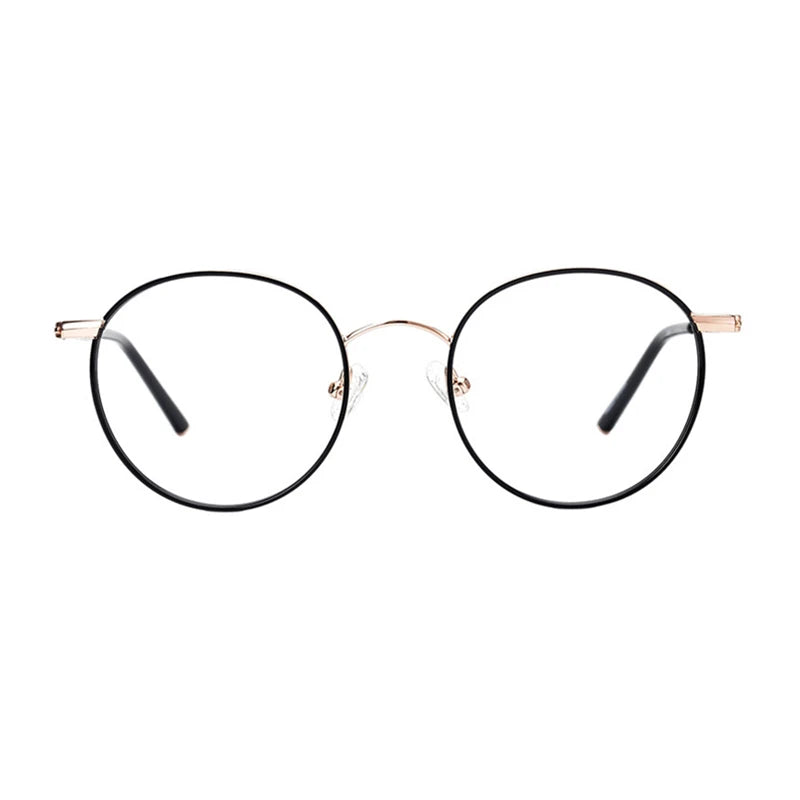 Aimee Unisex Full Rim Round Titanium Acetate Eyeglasses