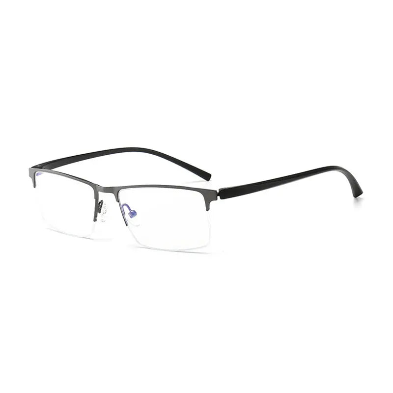Hotochki 9501 unisex semi rim alloy prescription eyeglasses — view 3