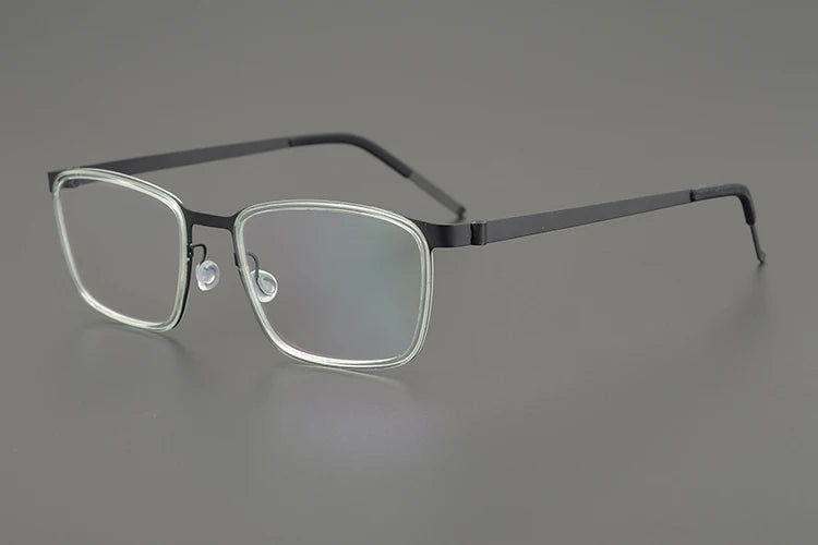 Bobbie Unisex Full Rim Square Titanium Acetate Eyeglasses 971167