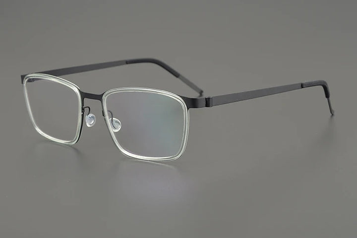 Bobbie Unisex Full Rim Square Titanium Acetate Eyeglasses 971167