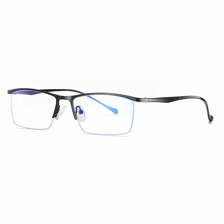 Hotochki 5910 men's semi rim alloy prescription eyeglasses — view 12