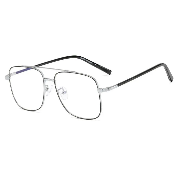 Hotony Women's Full Rim Square Double Bridge Alloy Eyeglasses 291804