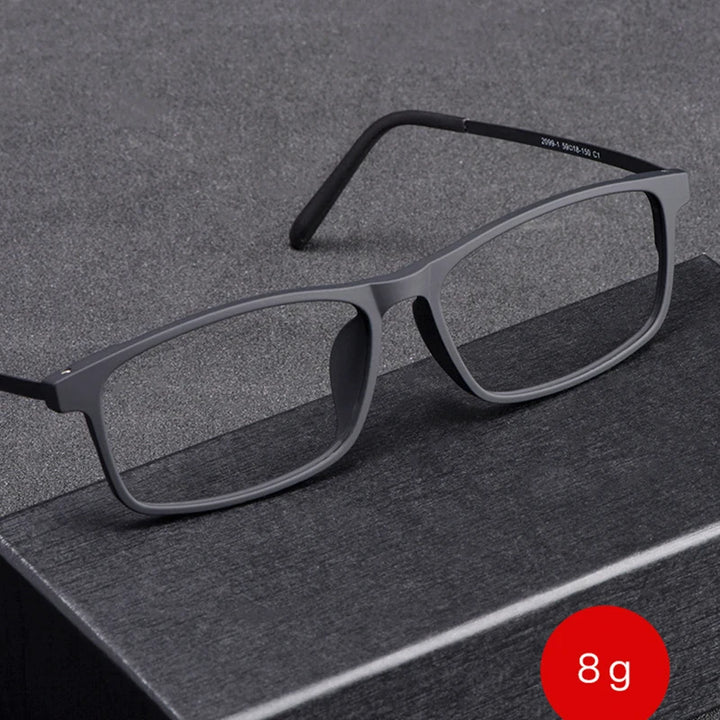 Hotony Unisex Full Rim Titanium Prescription Eyeglasses 2099-1 size chart
