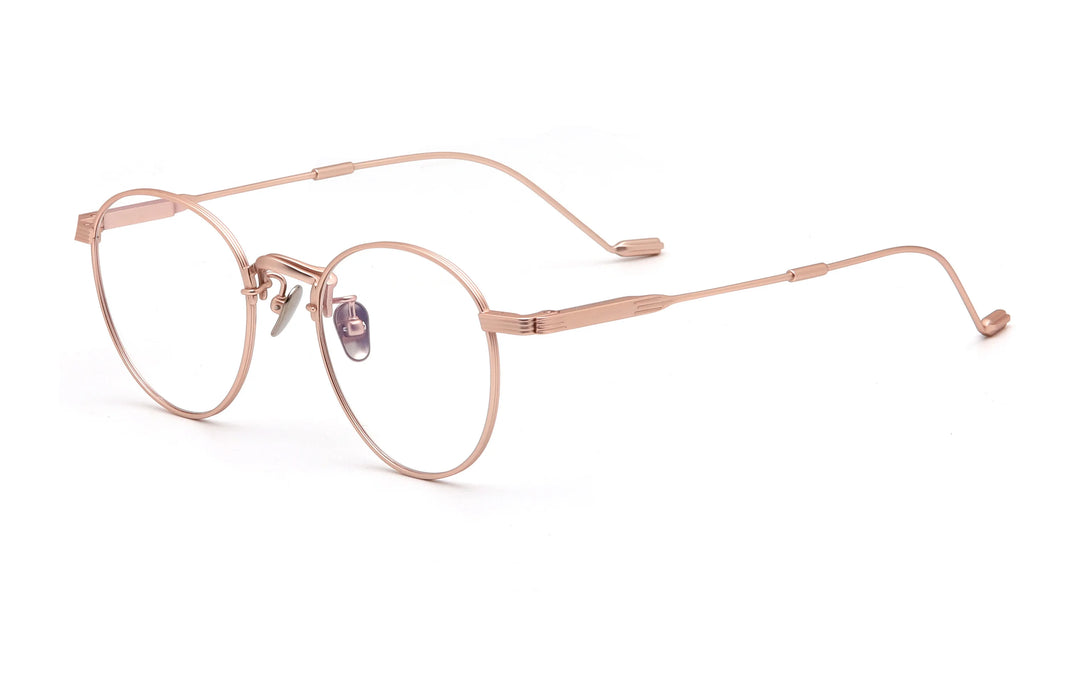 Muzz Unisex Full Rim Oval Round Titanium Eyeglasses 21022