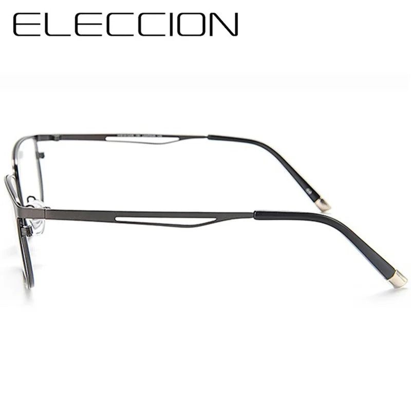 Eleccion Women's Full Rim Square Alloy Eyeglasses 13818 Full Rim Eleccion