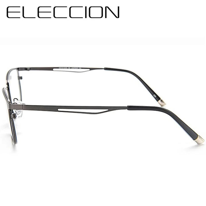 Eleccion Women's Full Rim Square Alloy Eyeglasses 13818 Full Rim Eleccion