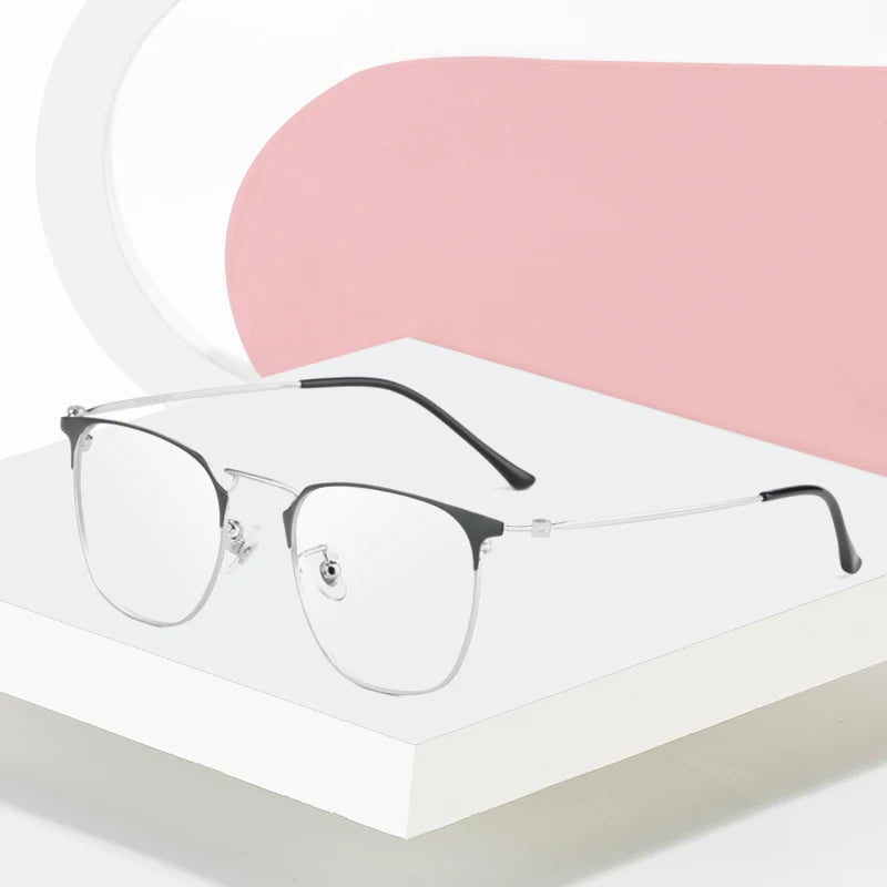 Hotony Unisex Full Rim Alloy Prescription Eyeglasses 88006 size chart