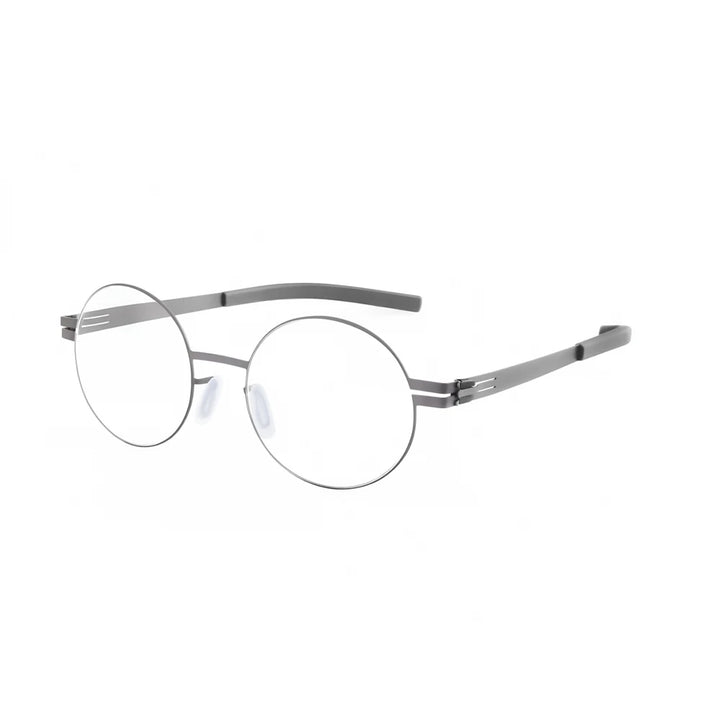 Aimee Unisex Full Rim Round Screwless Stainless Steel Eyeglasses 2004 Full Rim Aimee   