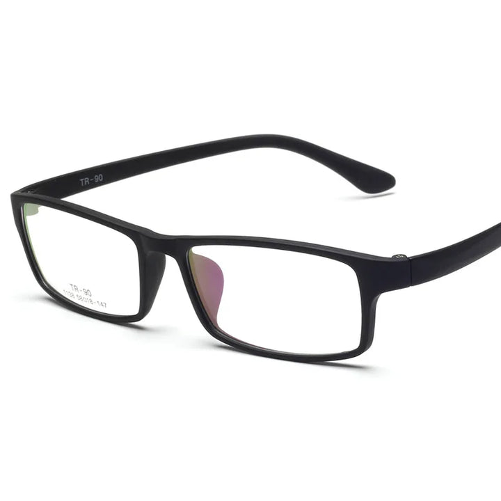 Cubojue Unisex Full Rim Big Square Tr 90 Titanium Reading Glasses 36160