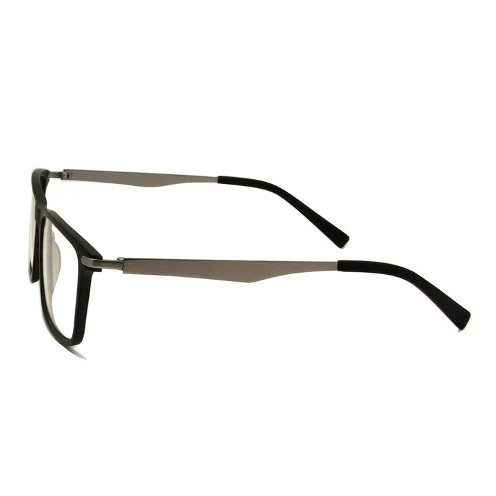 Esnbie Unisex Full Rim Square Acetate Titanium Eyeglasses 20091 Full Rim Esnbie   