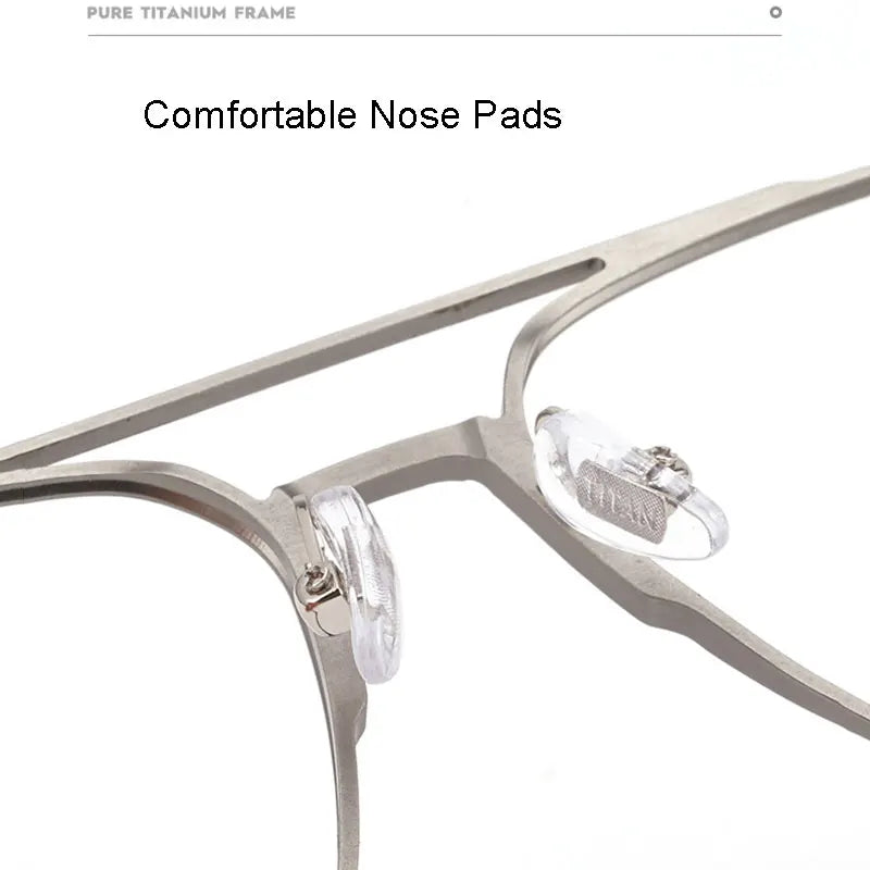 Handoer Unisex Full Rim Big Alloy Prescription Eyeglasses 5053 size chart