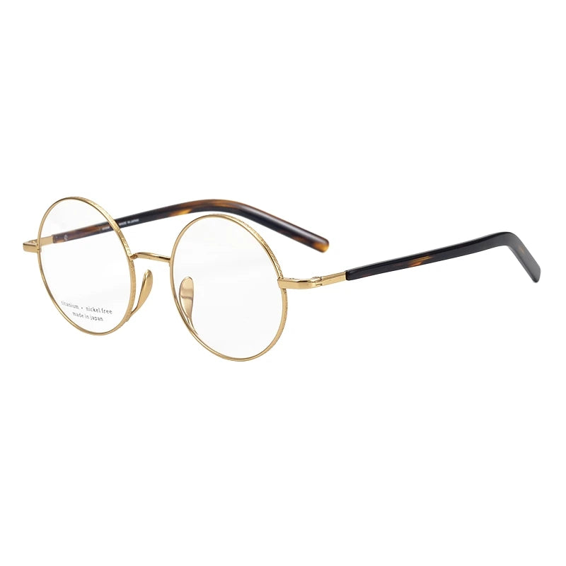 Aimee Unisex Full Rim Round Titanium Eyeglasses 2085 Full Rim Aimee   