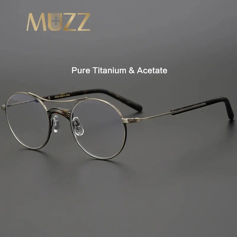 Muzz Women's Titanium 594106 Prescription Eyeglasses | FuzWeb