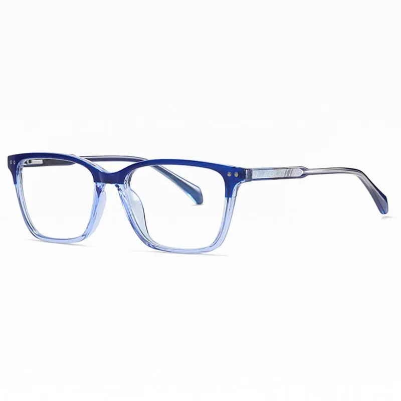 Hotochki Unisex Full Rim Square Tr 90 Alloy Eyeglasses 351447