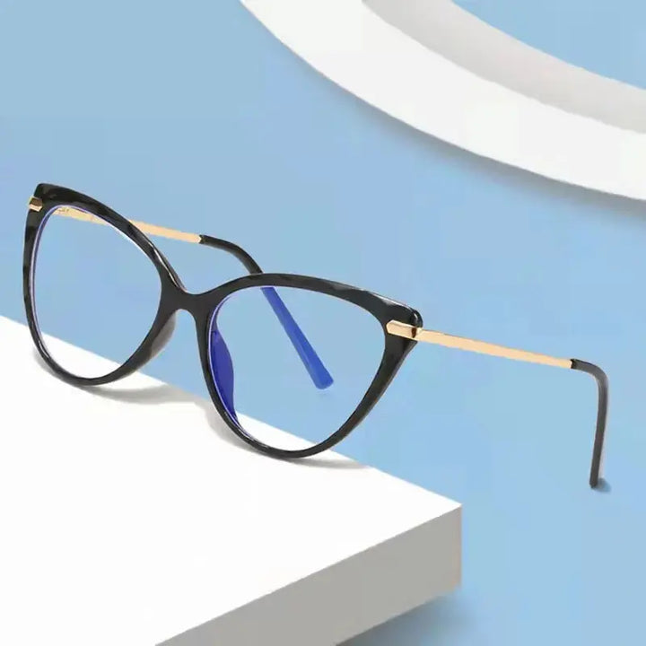 Handoer 901379 Womens Full Rim Square Cat Eye Tr 90 Titanium Frames — view 1 | Handoer at FuzWeb