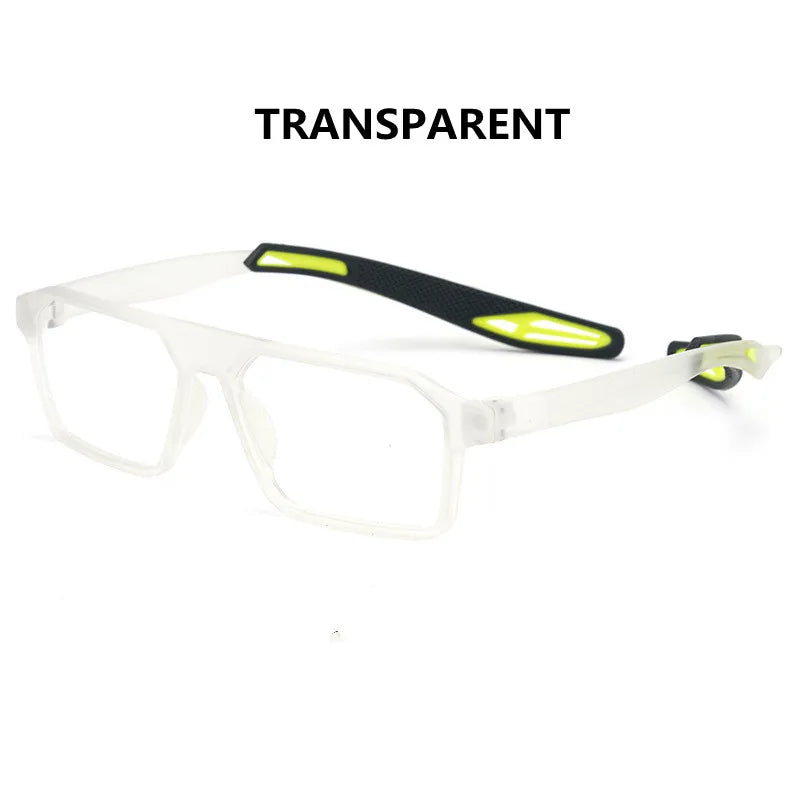 Kocolior Unisex Full Rim Square Tr 90  Sport Eyeglasses 1218 Full Rim Kocolior Transparent China 