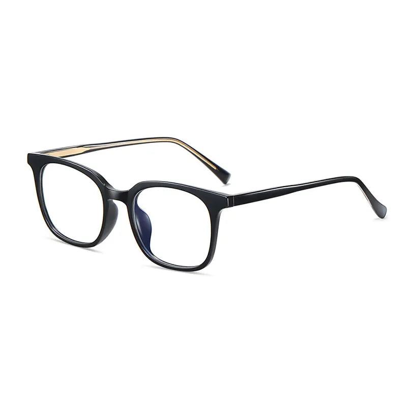 Hotony Women's Full Rim Square Acetate Tr 90 Eyeglasses 90139