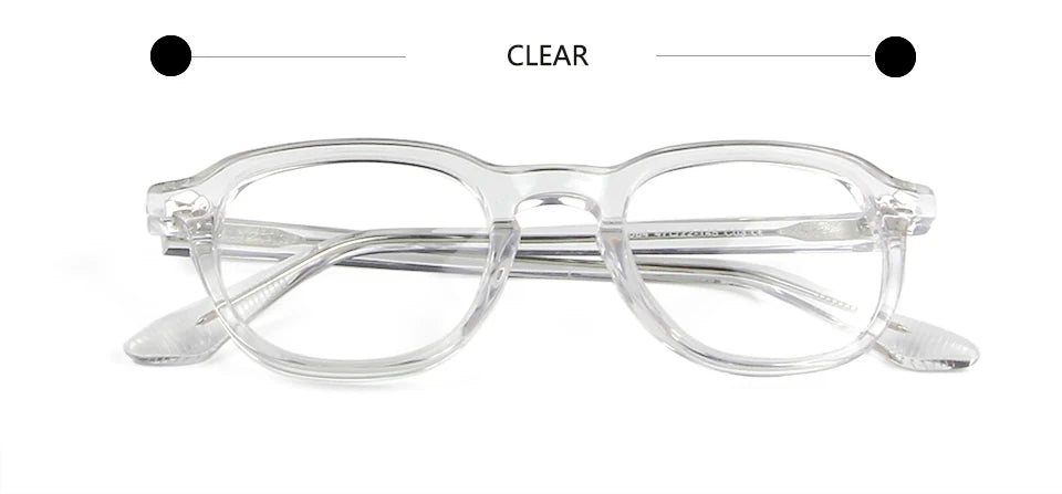 Esnbie Women's Full Rim Oval Square Acetate Eyeglasses 610841