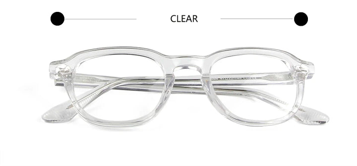 Esnbie Women's Full Rim Oval Square Acetate Eyeglasses 610841