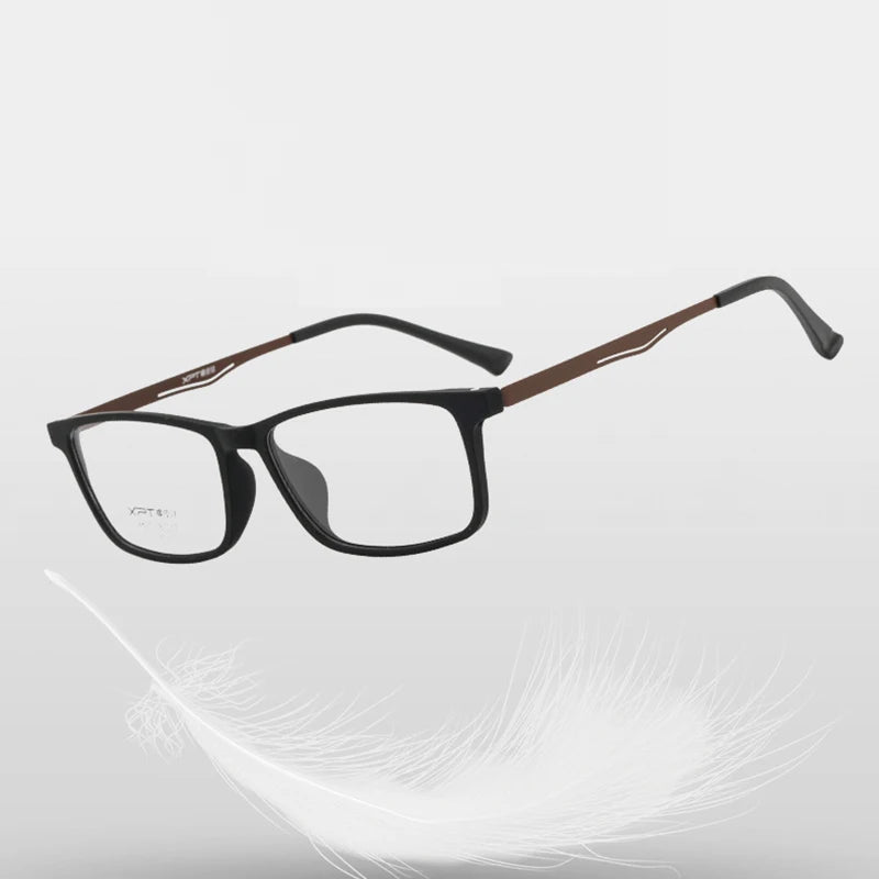 Hotony Unisex Full Rim Lightweight Titanium Prescription Eyeglasses 9827 size chart