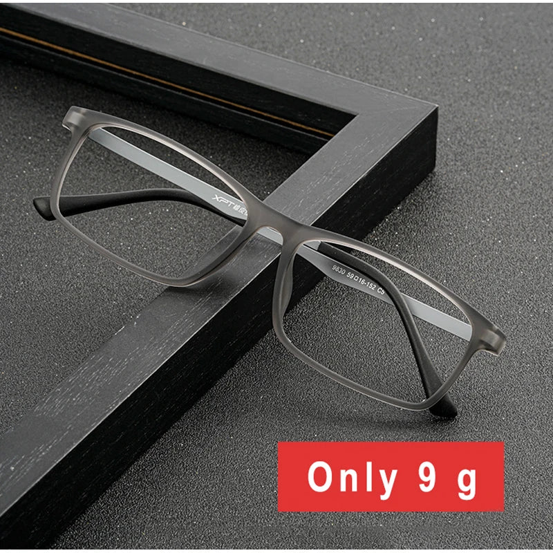 Hotony Unisex Full Rim Titanium Prescription Eyeglasses 9830 size chart