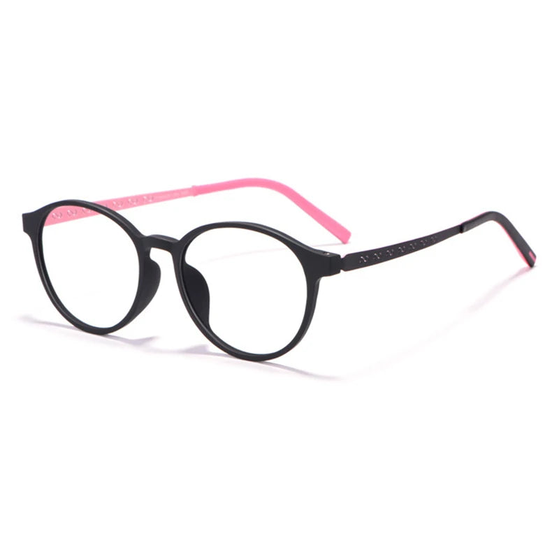 Hotony Unisex Full Rim Round Titanium Prescription Eyeglasses 8868 size chart
