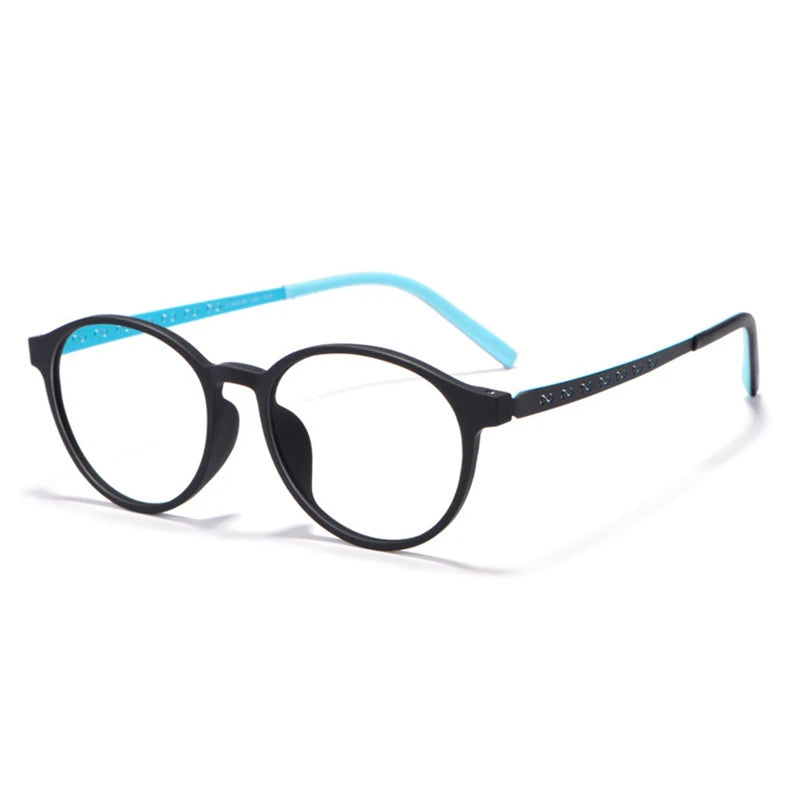 Hotony Unisex Full Rim Round Titanium Prescription Eyeglasses 8868 size chart