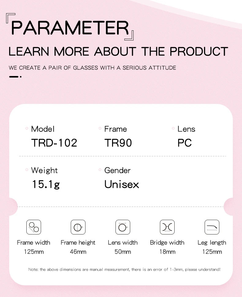 Oveliness Unisex Youth's Full Rim Polygon Tr 90 Silicone Eyeglasses 322102