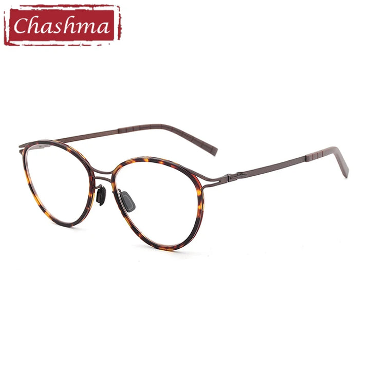 Chashma Women's Full Rim Oval Acetate Alloy Eyeglasses 58903