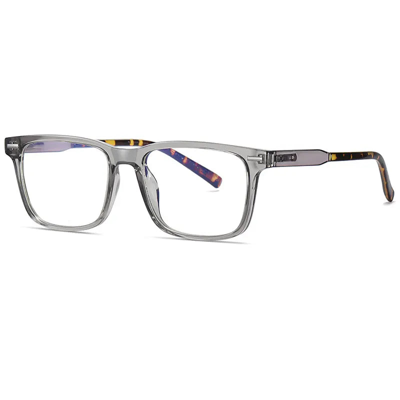 Hotochki Unisex Full Rim Square Tr 90 Alloy Eyeglasses 232377