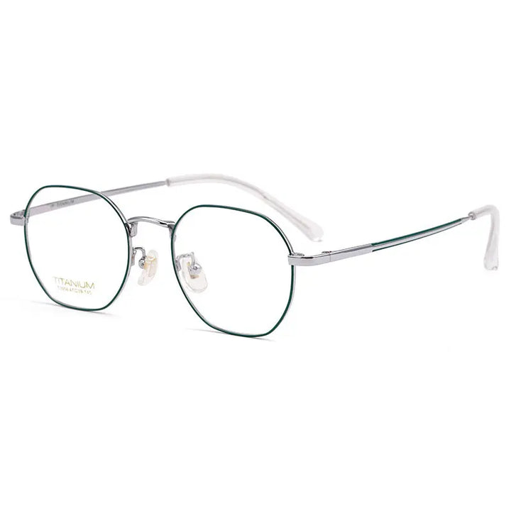Hotochki T3956 unisex beta titanium prescription eyeglasses — view 4